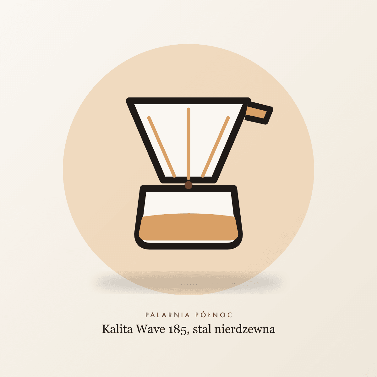 Kalita Wave 185, stal nierdzewna