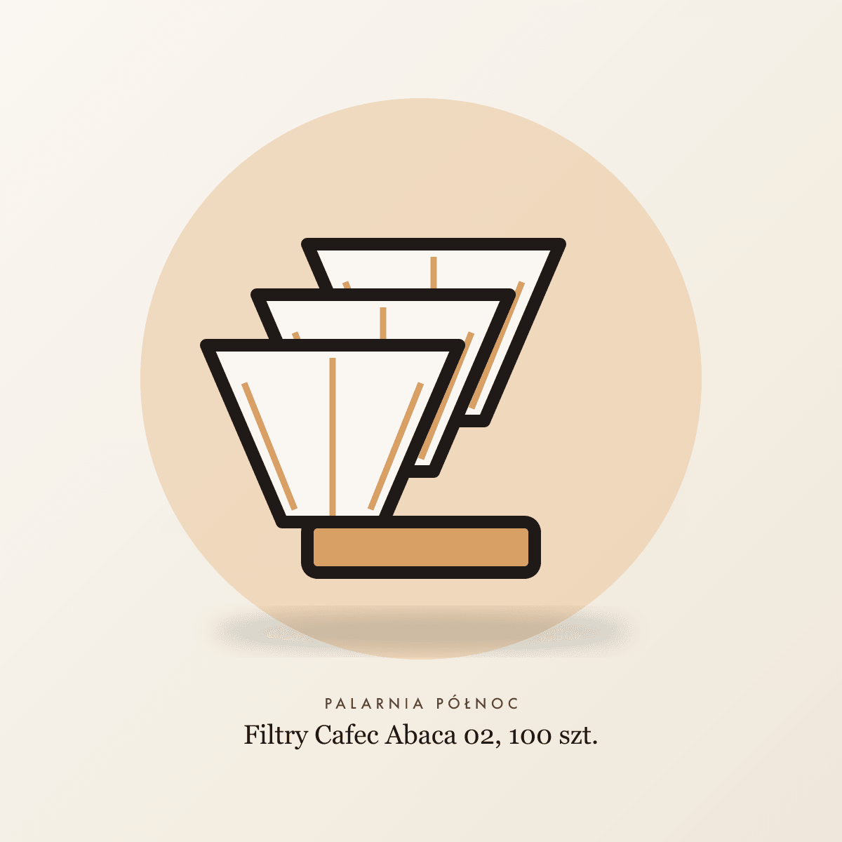 Filtry Cafec Abaca 02, 100 szt.
