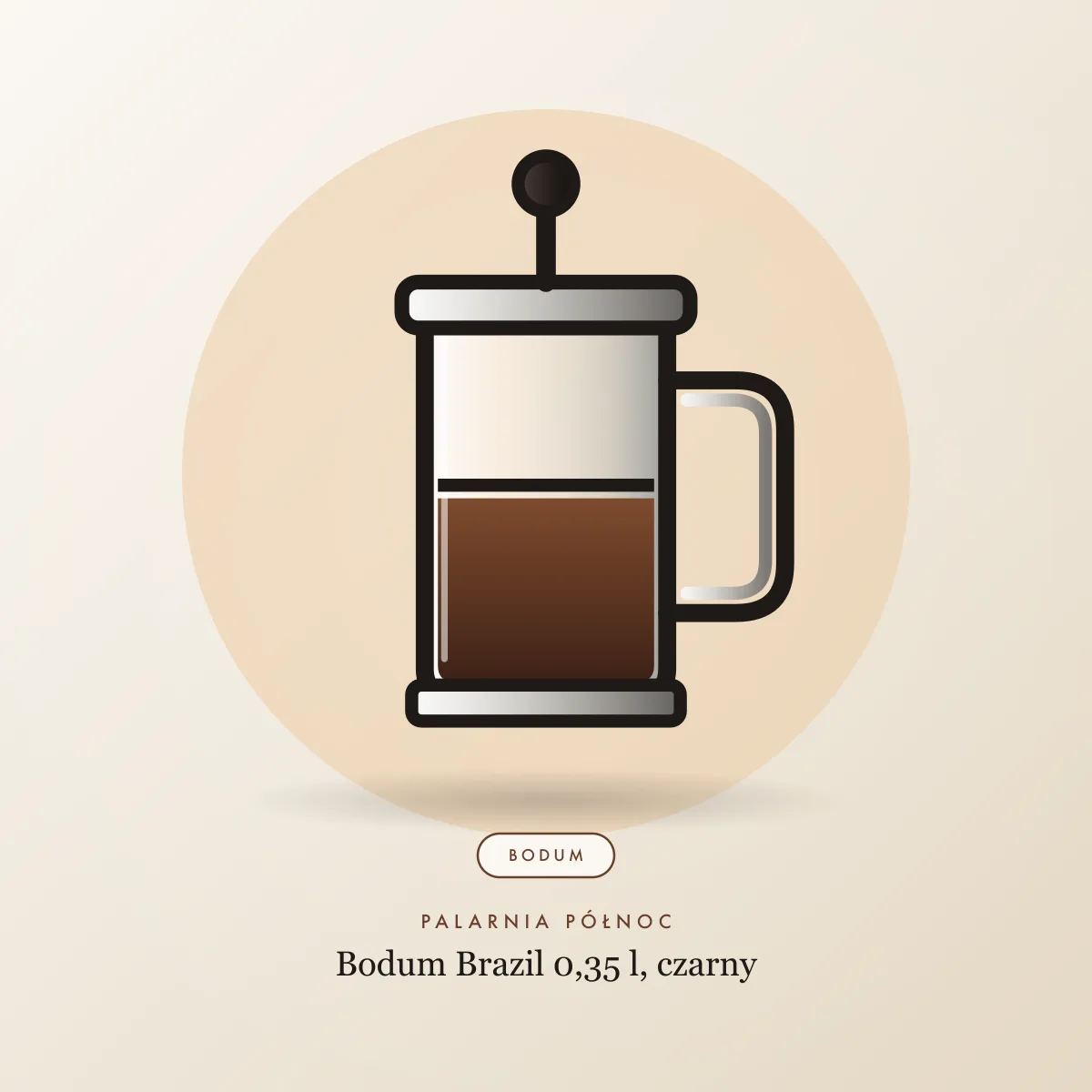 Bodum Brazil 0,35 l, czarny