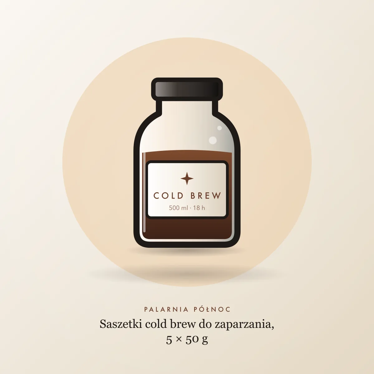 Saszetki cold brew do zaparzania, 5 × 50 g