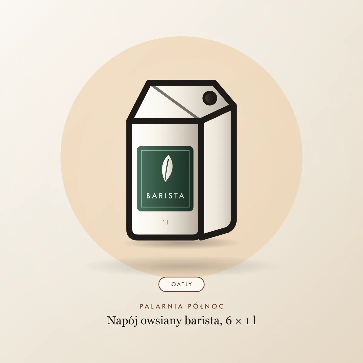 Napój owsiany barista, 6 × 1 l