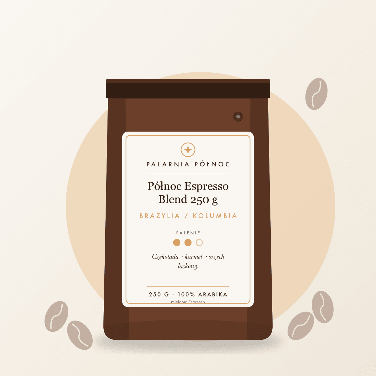 Kawa mielona Północ Espresso Blend 250 g (espresso)
