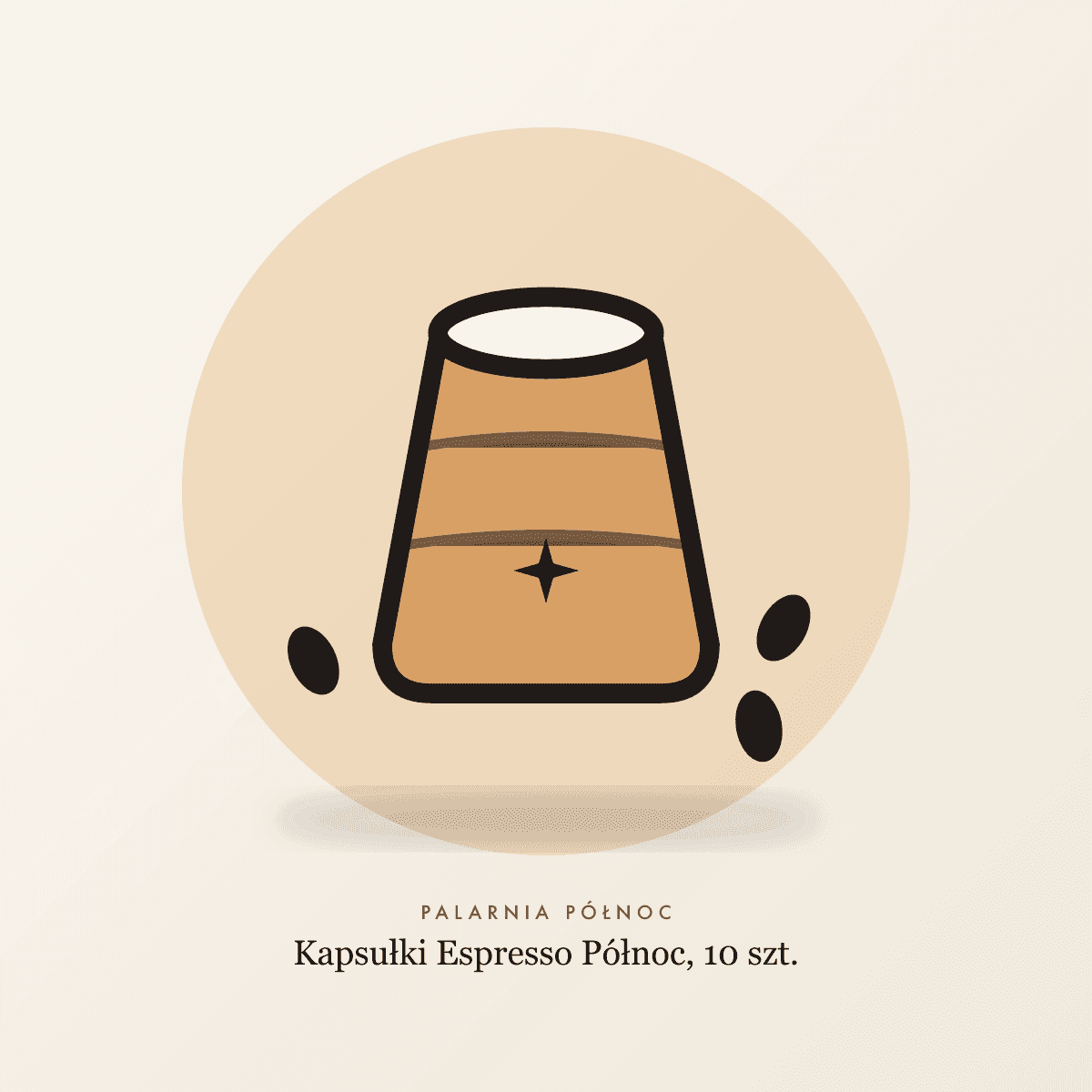 Kapsułki Espresso Północ, 10 szt.