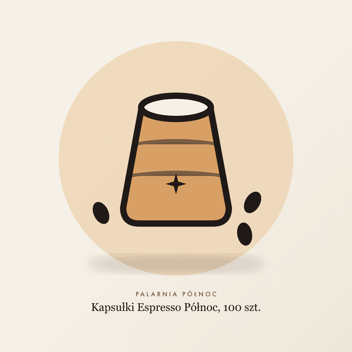 Kapsułki Espresso Północ, 100 szt.