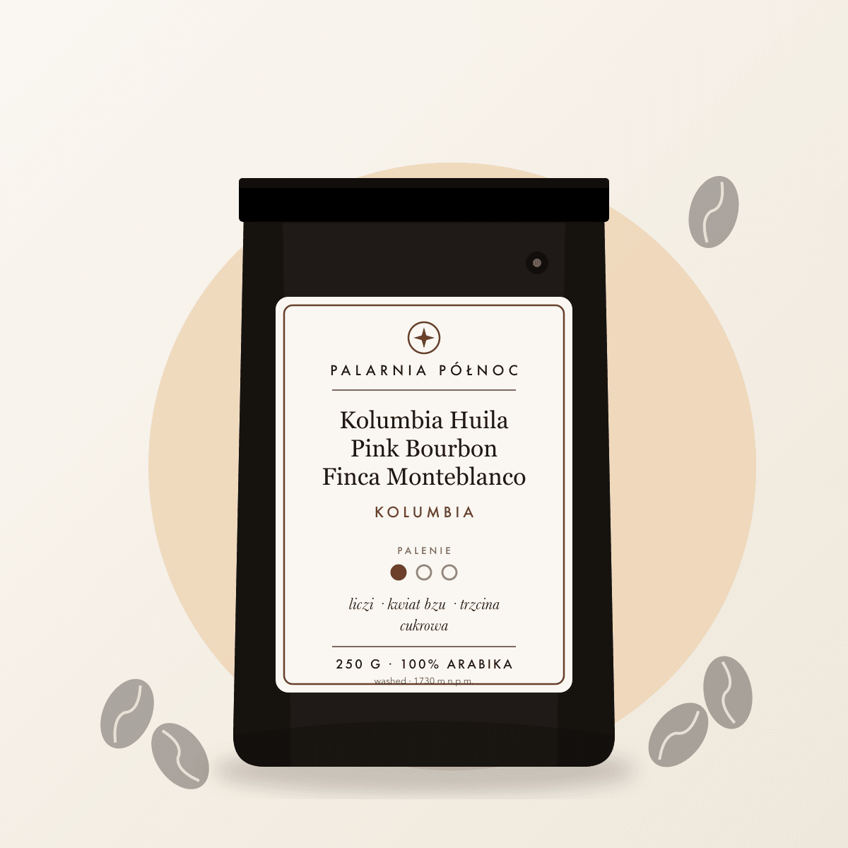 Kolumbia Huila Pink Bourbon Finca Monteblanco