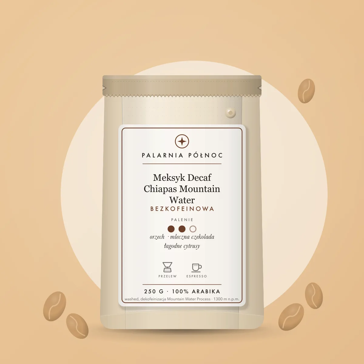 Meksyk Decaf Chiapas Mountain Water