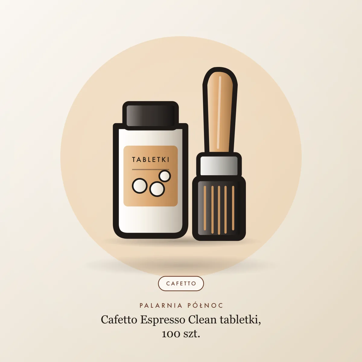 Cafetto Espresso Clean tabletki, 100 szt.