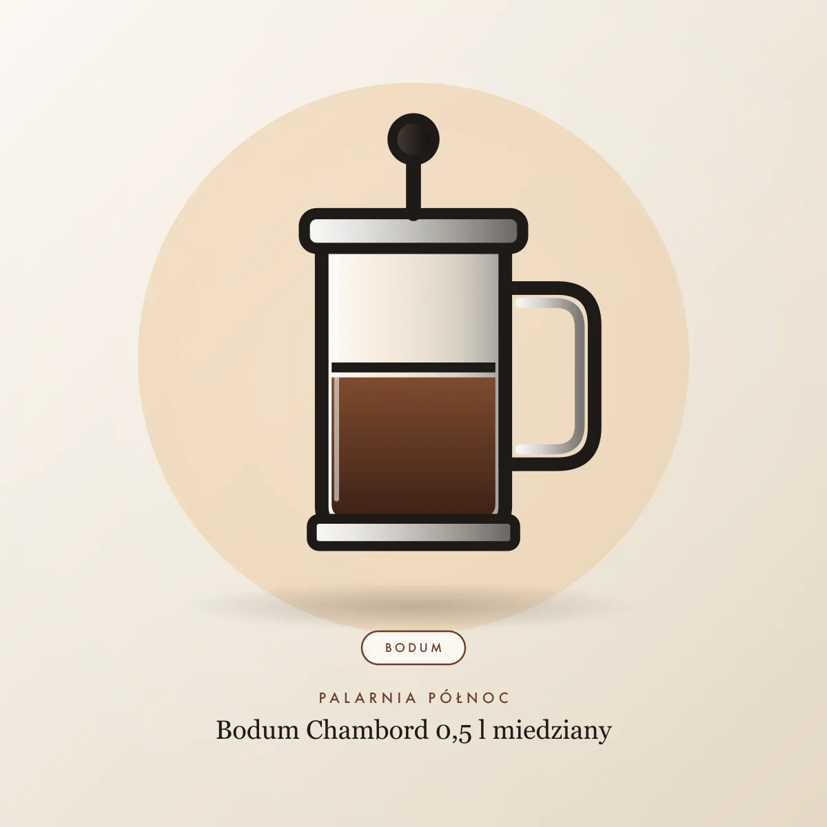 Bodum Chambord 0,5 l miedziany