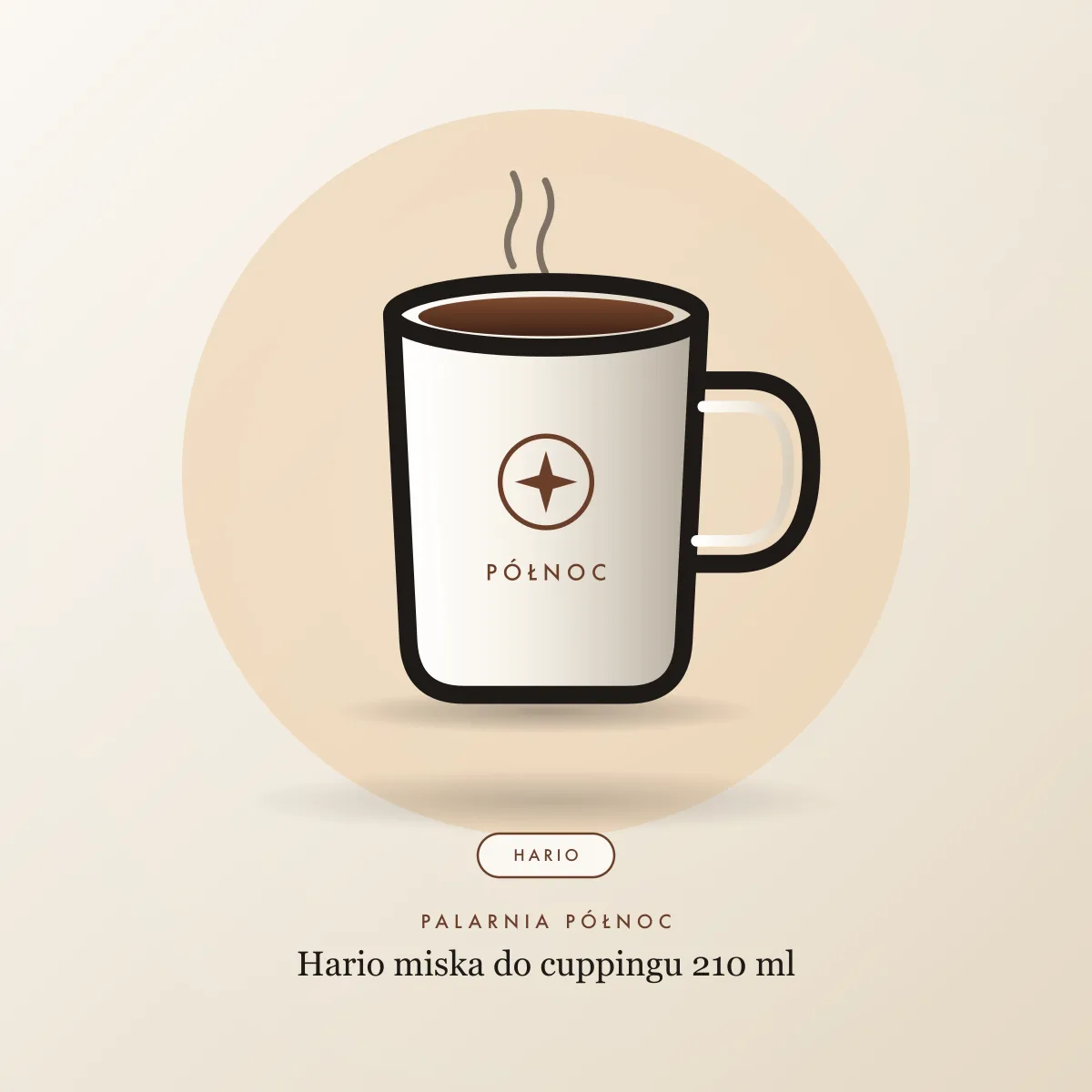 Hario miska do cuppingu 210 ml
