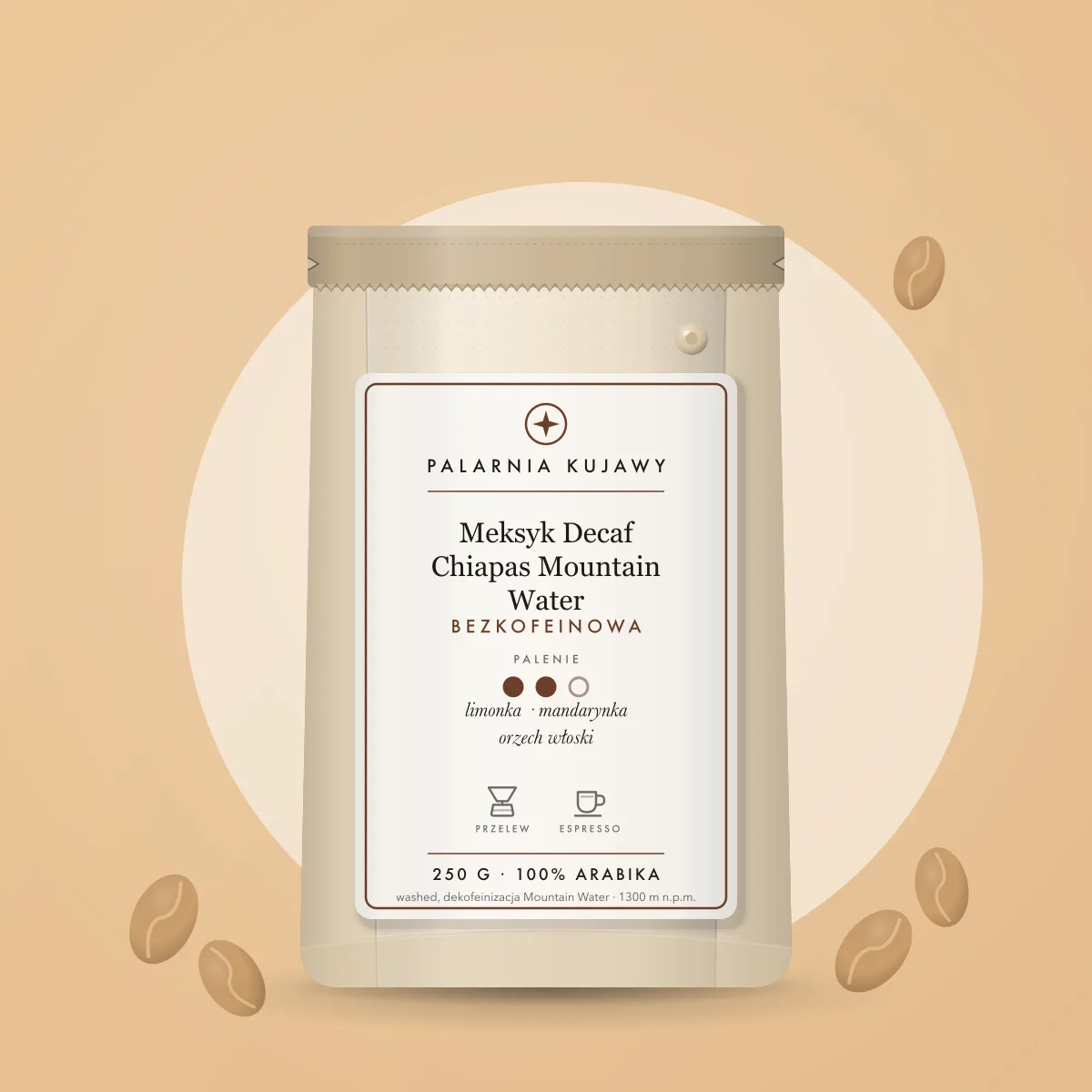 Meksyk Decaf Chiapas Mountain Water