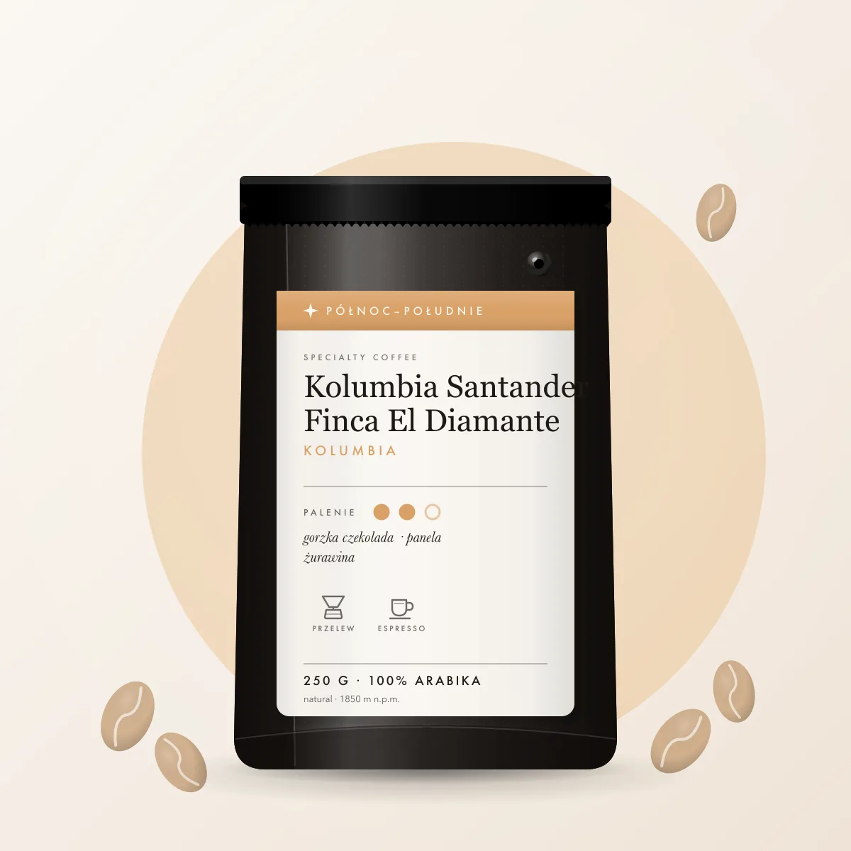 Kolumbia Santander Finca El Diamante
