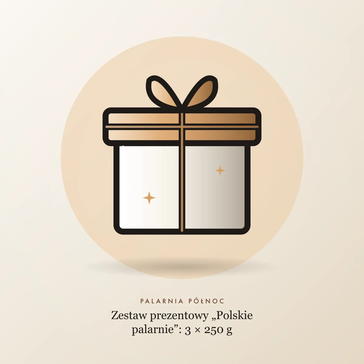 Zestaw prezentowy „Polskie palarnie”: 3 × 250 g