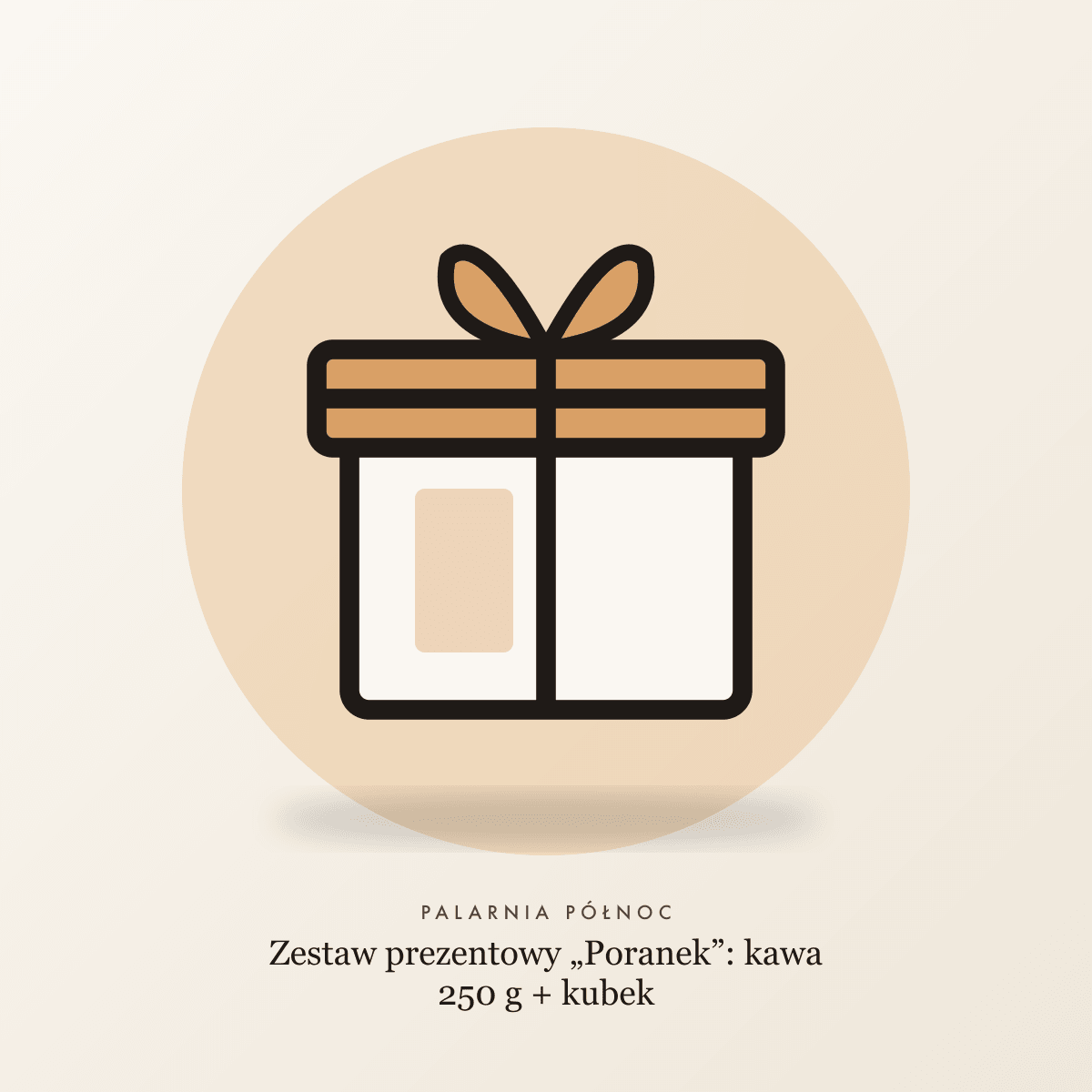 Zestaw prezentowy „Poranek”: kawa 250 g + kubek