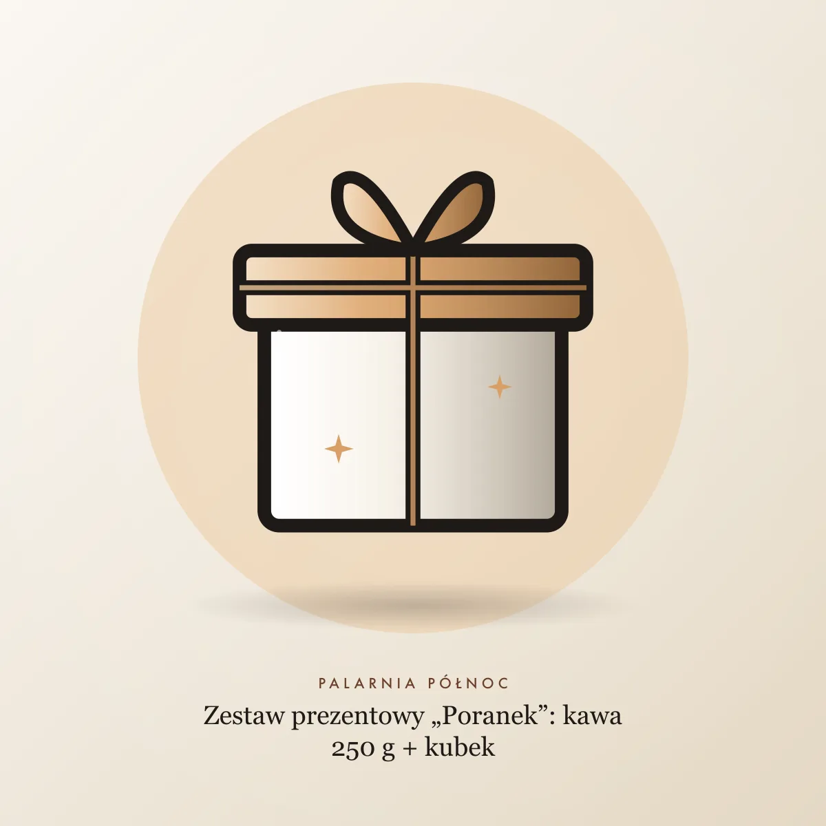Zestaw prezentowy „Poranek”: kawa 250 g + kubek