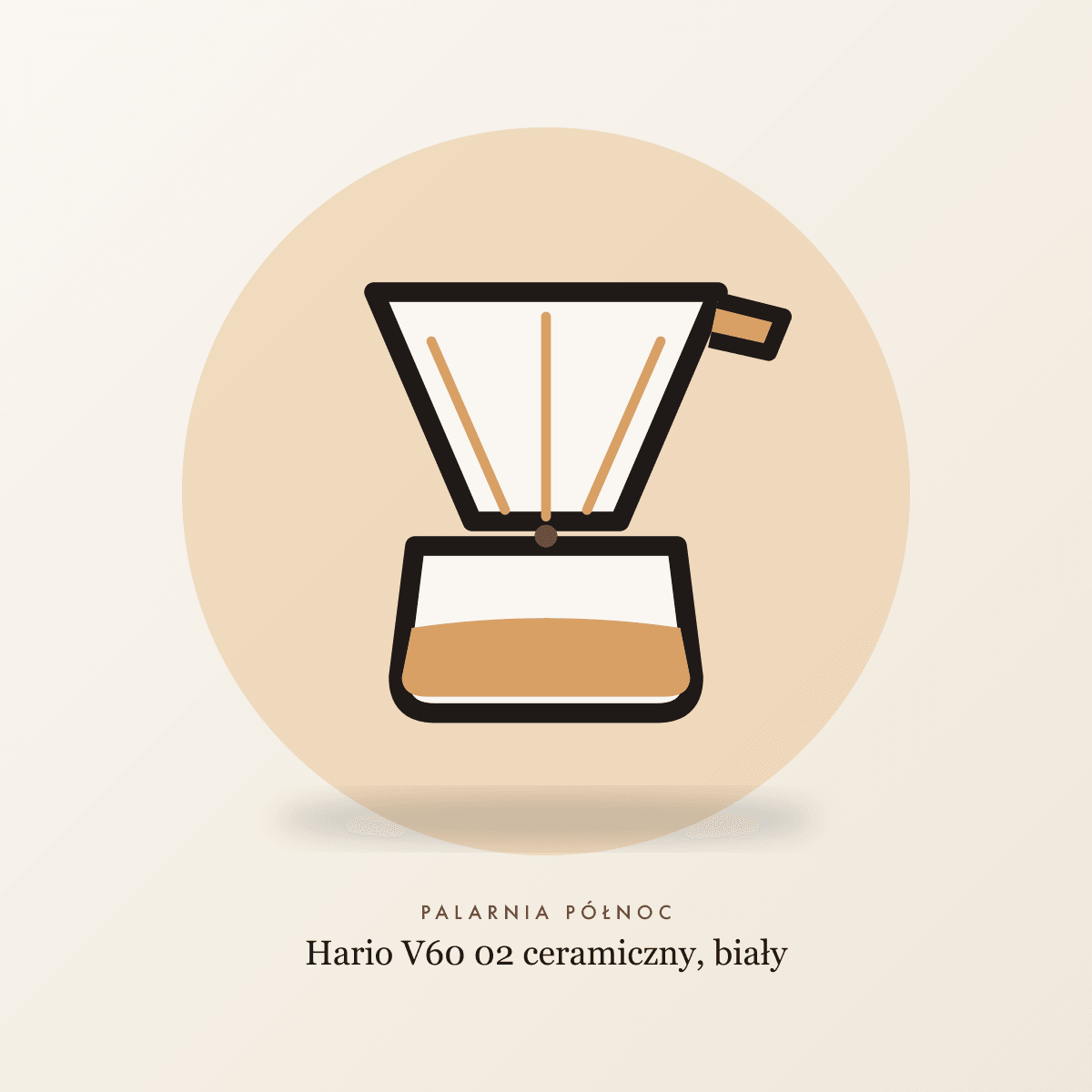 Hario V60 02 ceramiczny, biały