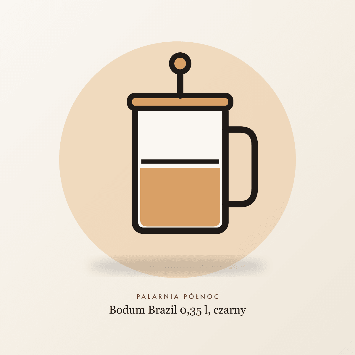 Bodum Brazil 0,35 l, czarny