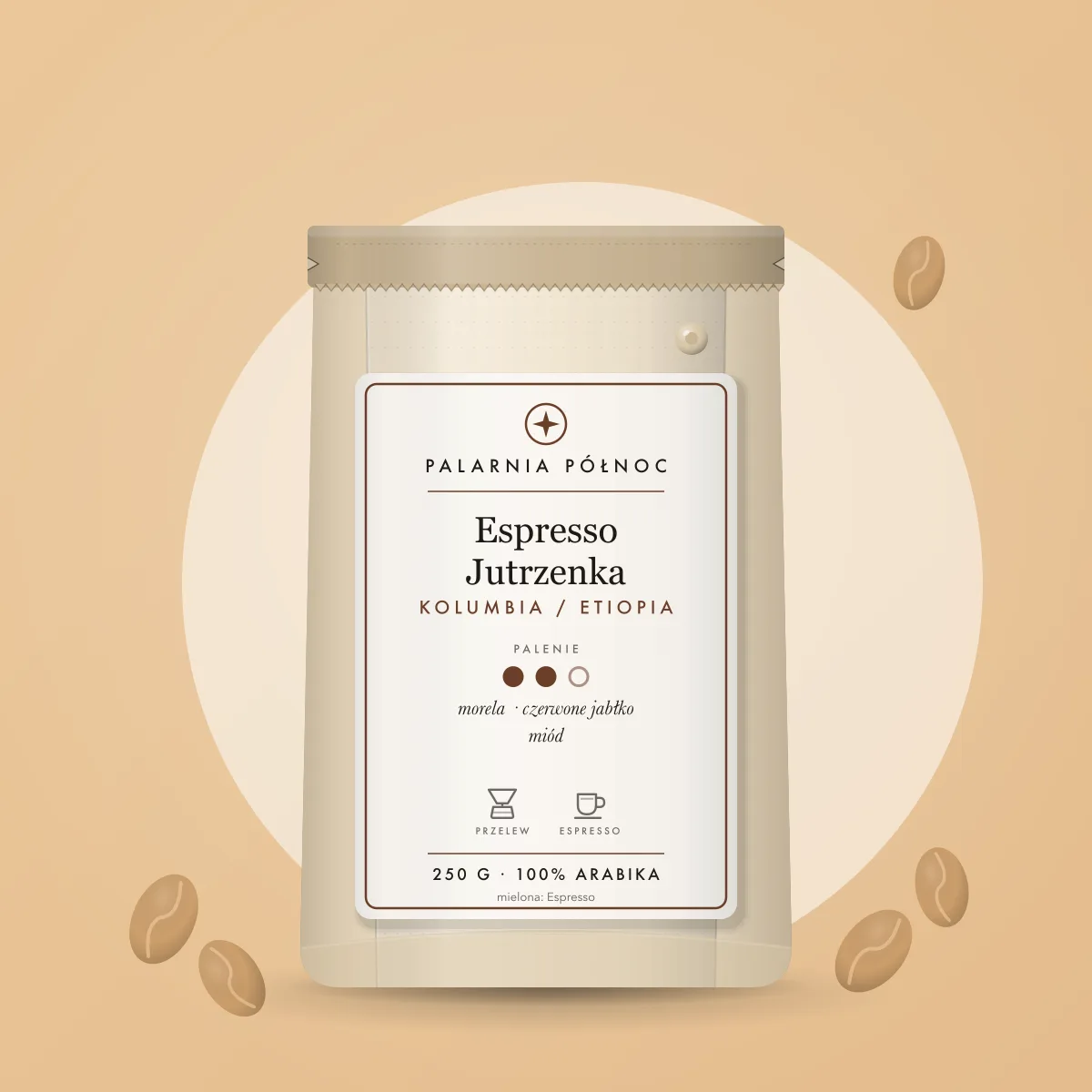 Kawa mielona Espresso Jutrzenka 250 g (espresso)