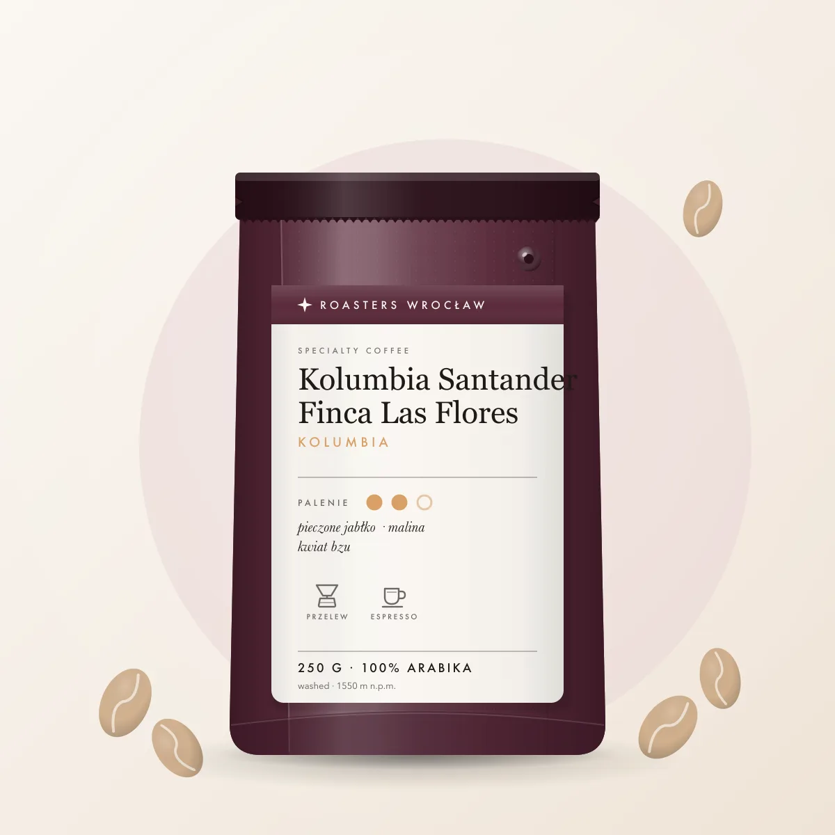 Kolumbia Santander Finca Las Flores