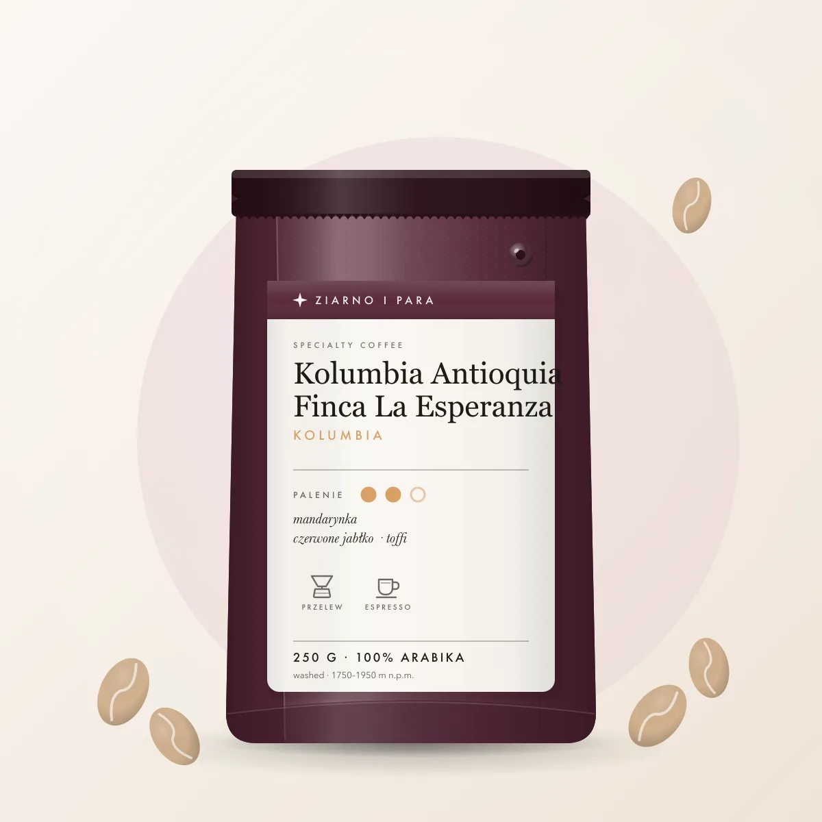 Kolumbia Antioquia Finca La Esperanza